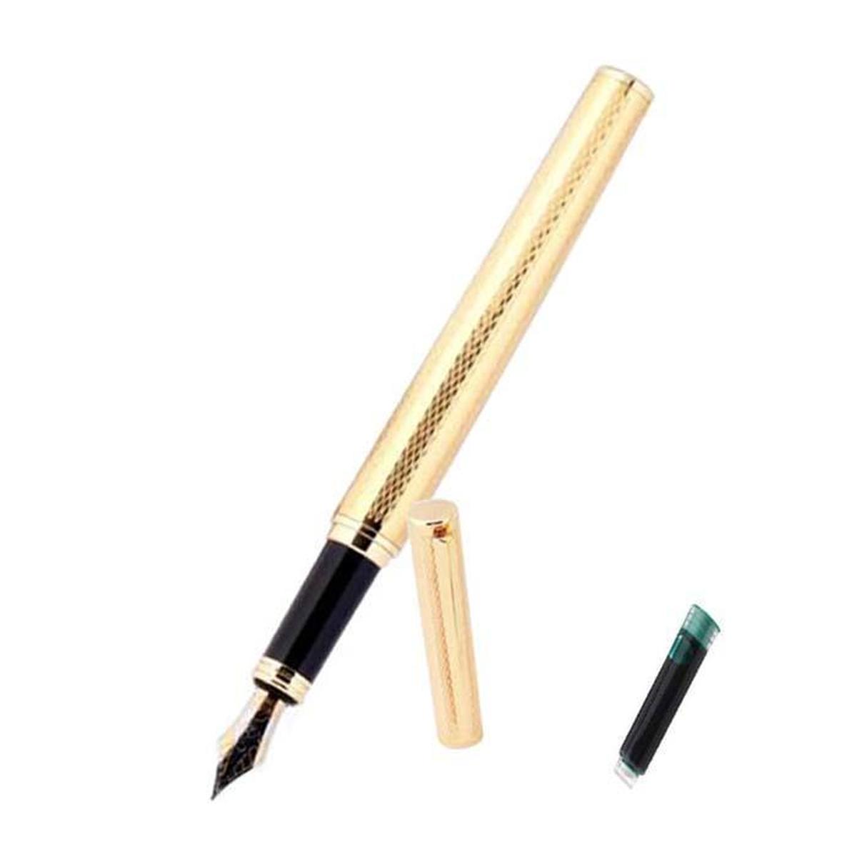 Foto 2 pulgar | Pluma tipo Fuente High Monaco Mxgpc-007 1 Pieza color Dorado 1 Tinta Verde