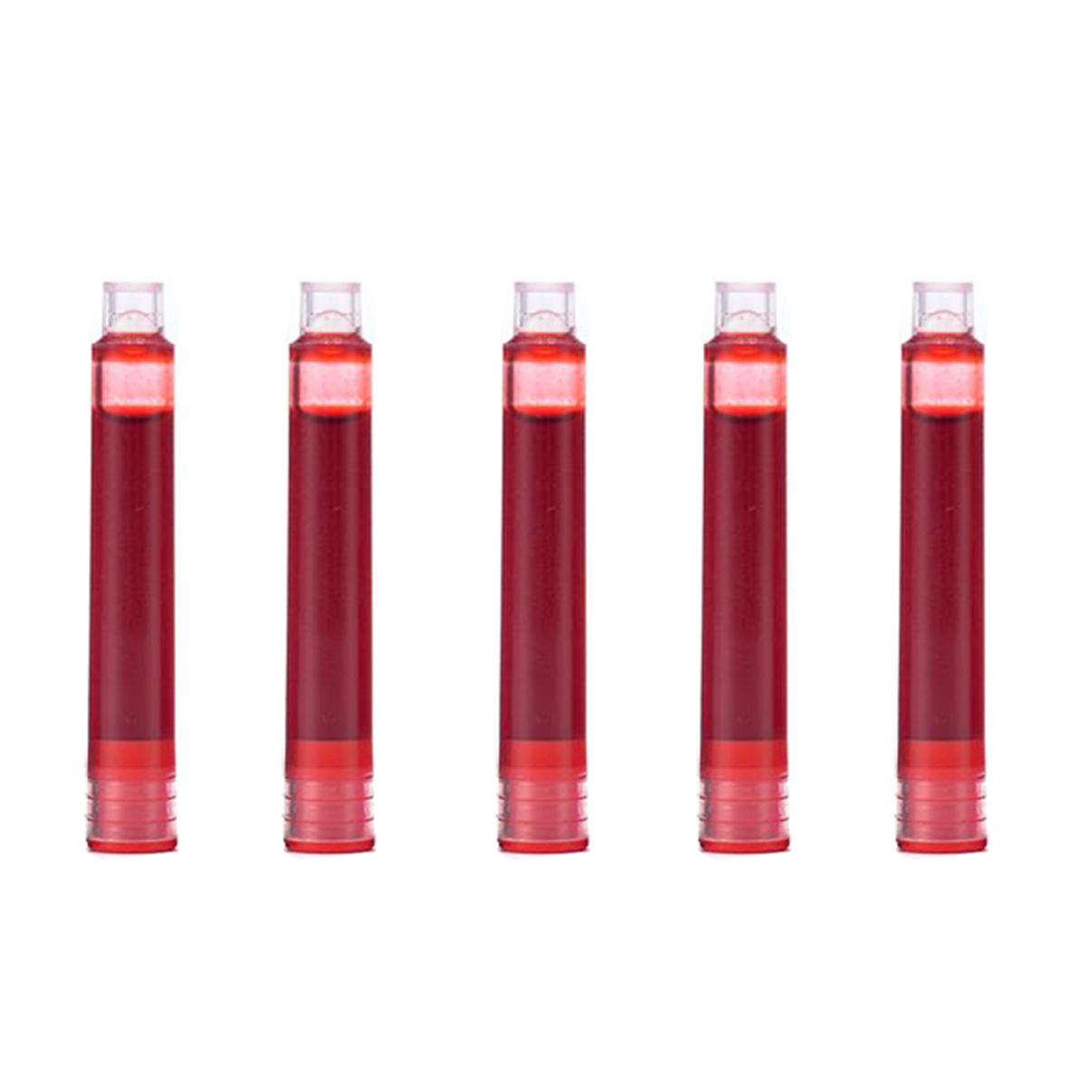 Repuestos de Tinta Desechables High Monaco 5 Piezas Rojo