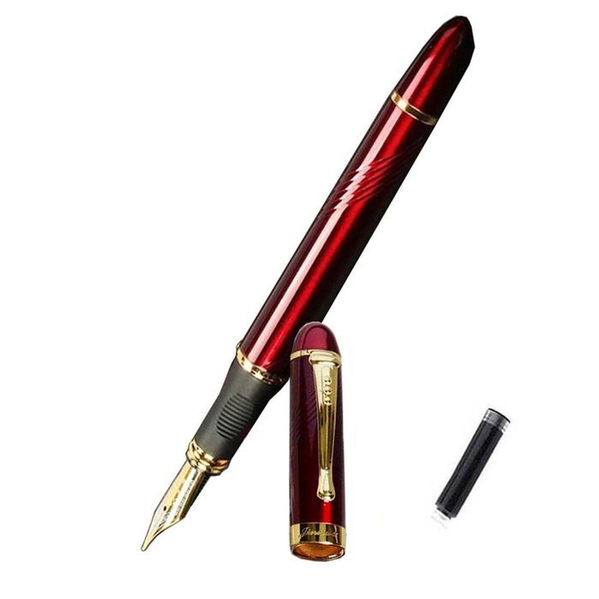 Pluma tipo Fuente Caligrafía  High Mónaco Mxrer-001 color Rojo