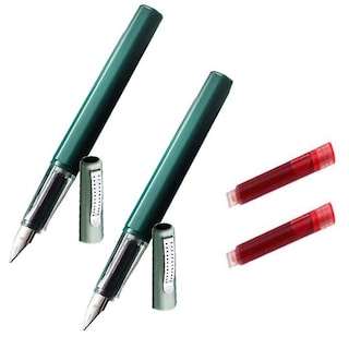 Foto 1 | Plumas tipo Fuente de Cartuchos High Mónaco Mxlux-012 2 Piezas color Verde