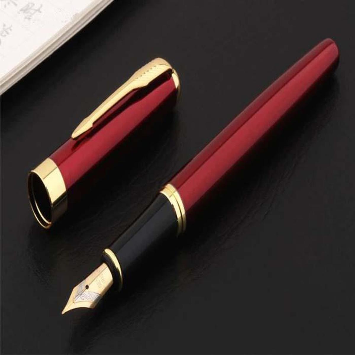 Foto 4 pulgar | Bolígrafo tipo Fuente High Mónaco  Mxarw-002 2 Piezas color Rojo