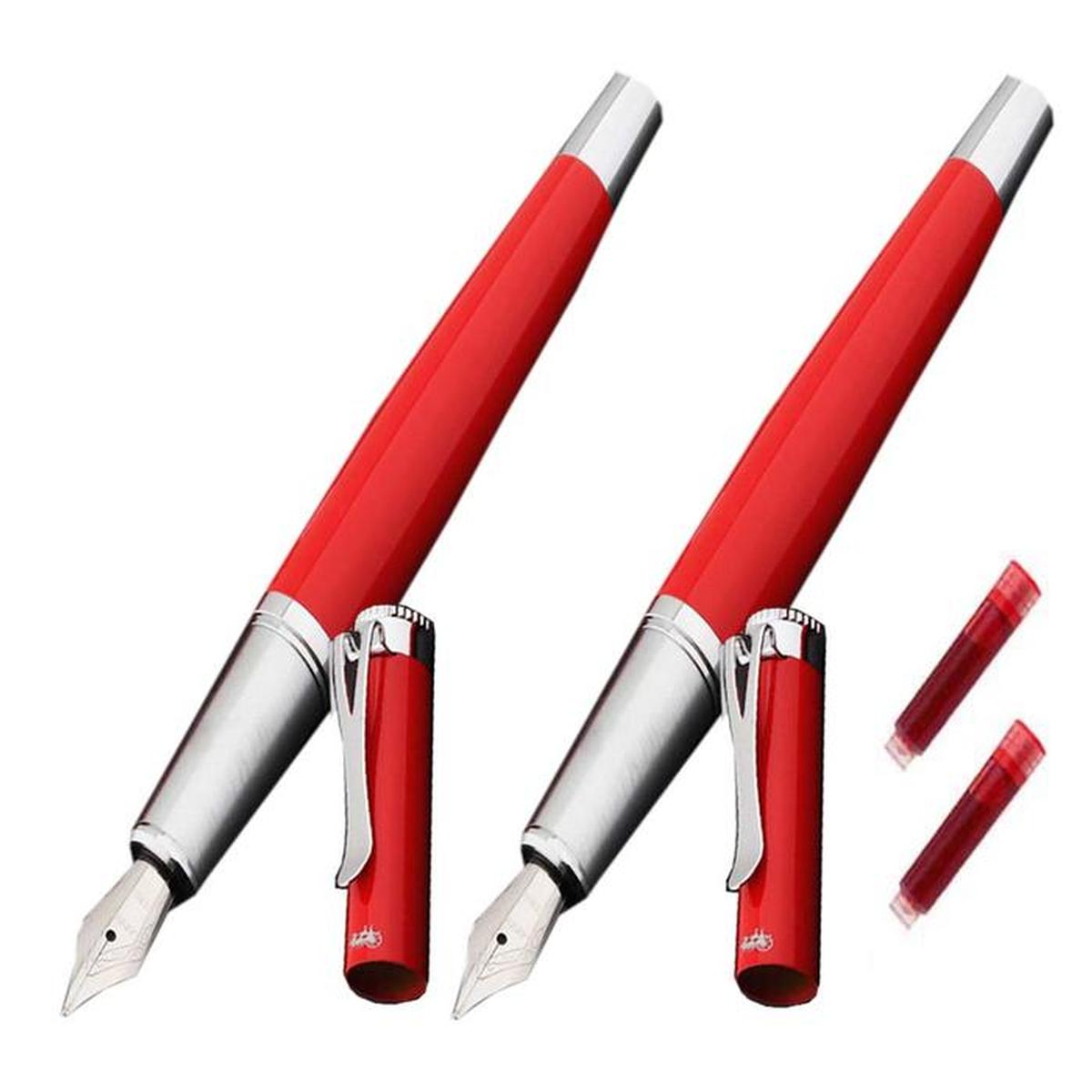 Pluma High Monco Mxsun010 Tinta Roja 2 Piezas