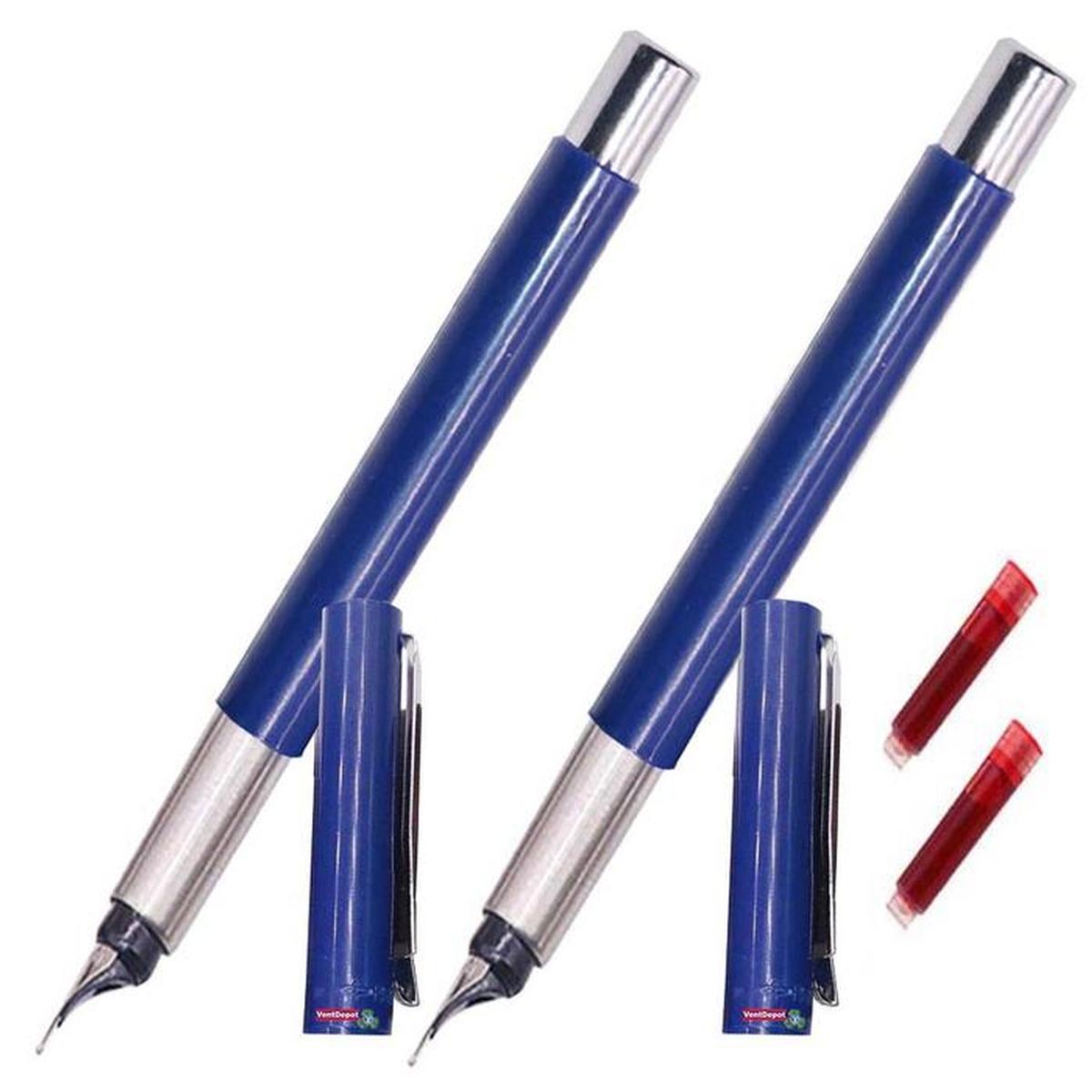 Foto 1 | Pluma Fuente De Regalo High Monacomxsbw-012 2 Piezas Azul