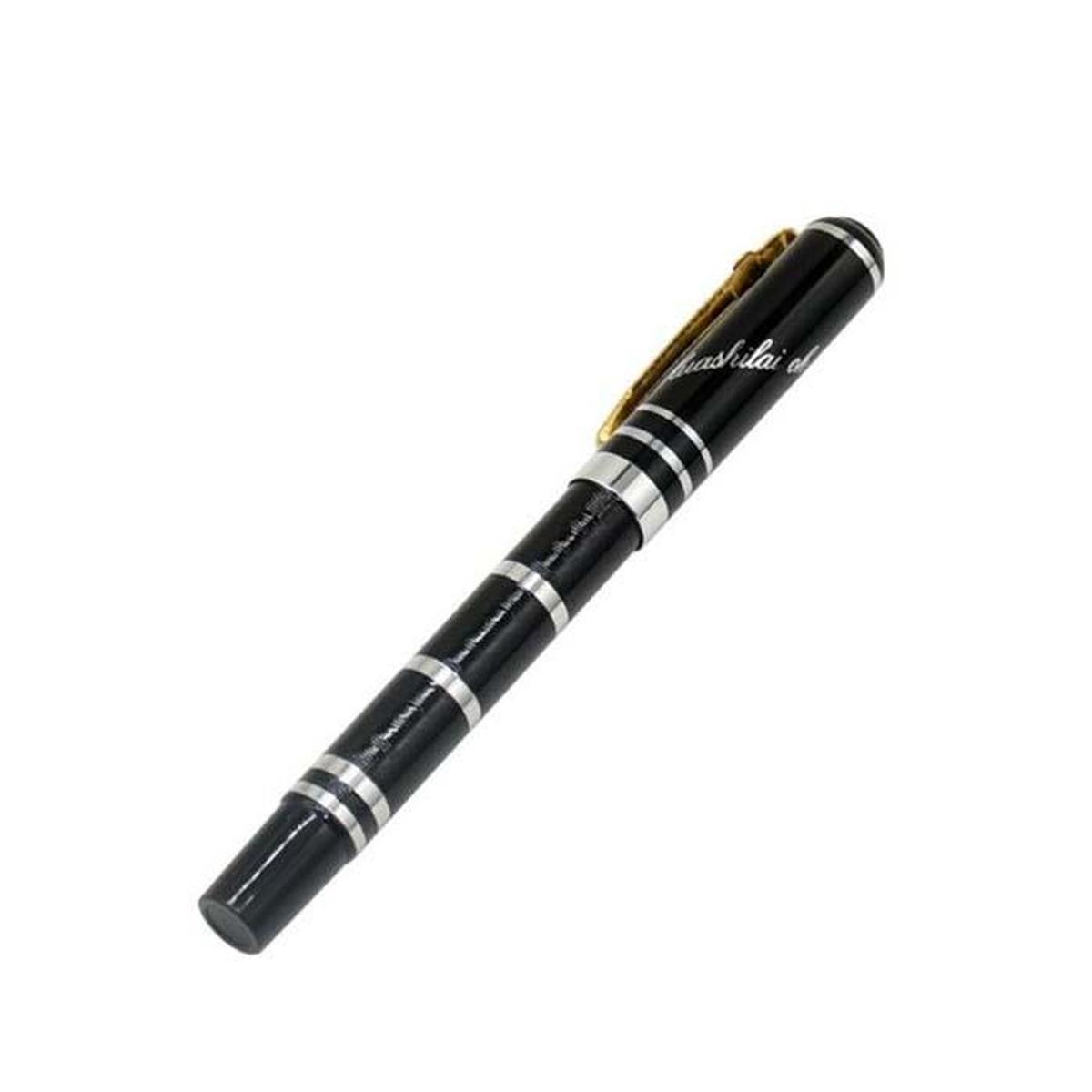 Foto 2 | Pluma Tipo Fuente Recargable High Monaco Mxbkt-012 2 Piezas Negro