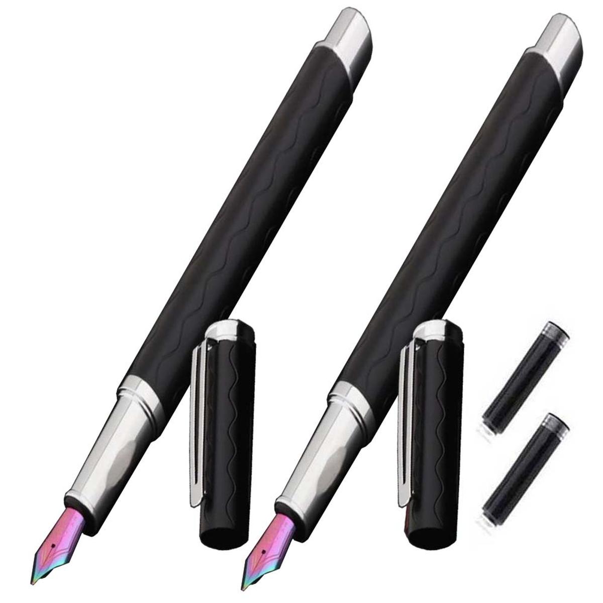 Foto 1 | Pluma Tipo Fuente Profesional High Monacomxsib-002 2 Piezas Negro