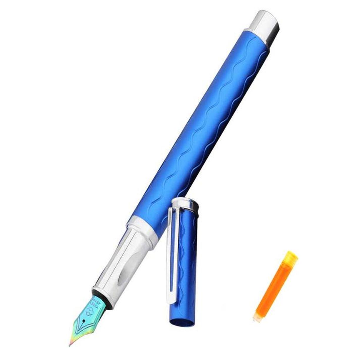 Pluma Tipo Fuente Recargable High Mónaco Mxlbm-015 1 PZA color Azul