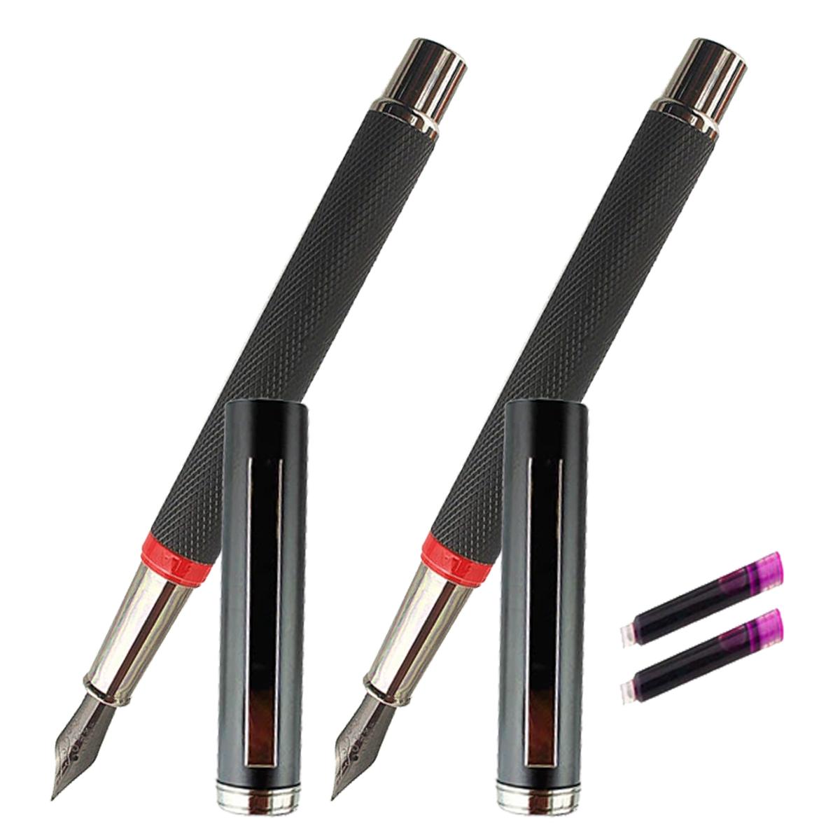 Foto 1 | Pluma Fuente Elegante High Mónaco Mxpeb-012 2 PZAS color Marrón Tinta Rosa
