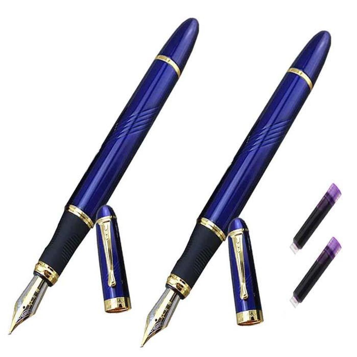 Pluma Profesional High Monaco Mxbec-004  2 piezas Color Azul Tintas Moradas