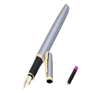 Foto 1 | Pluma Fuente High Mónaco Mxluy-011 1 PZA color Gris Tinta Rosa