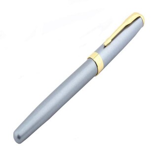 Foto 3 | Pluma Tipo Fuente Profesional High Mónaco Mxluy-009 1 PZA color Gris Acero Inoxidable