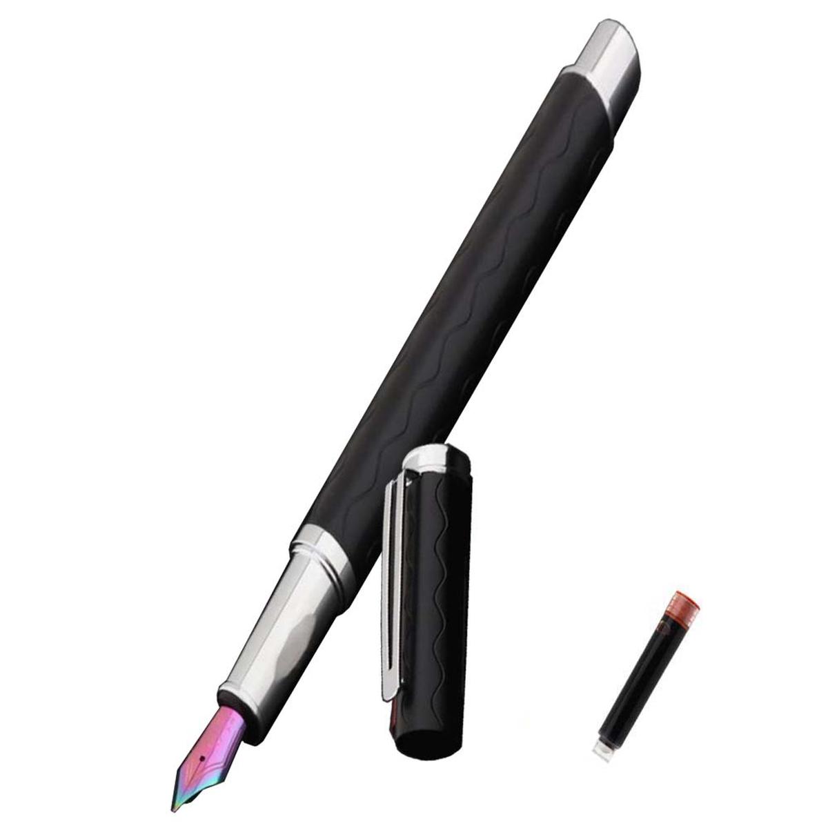 Pluma Tipo Fuente Elegante High Mónaco Mxsib-007 1 PZA color Negro Tinta Café