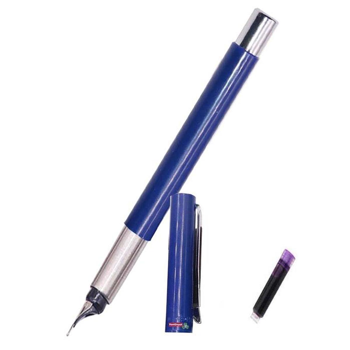 Pluma Tipo Fuente Redacción High Monaco Mxsbw-003 1 PZA color Azul Tinta Morada