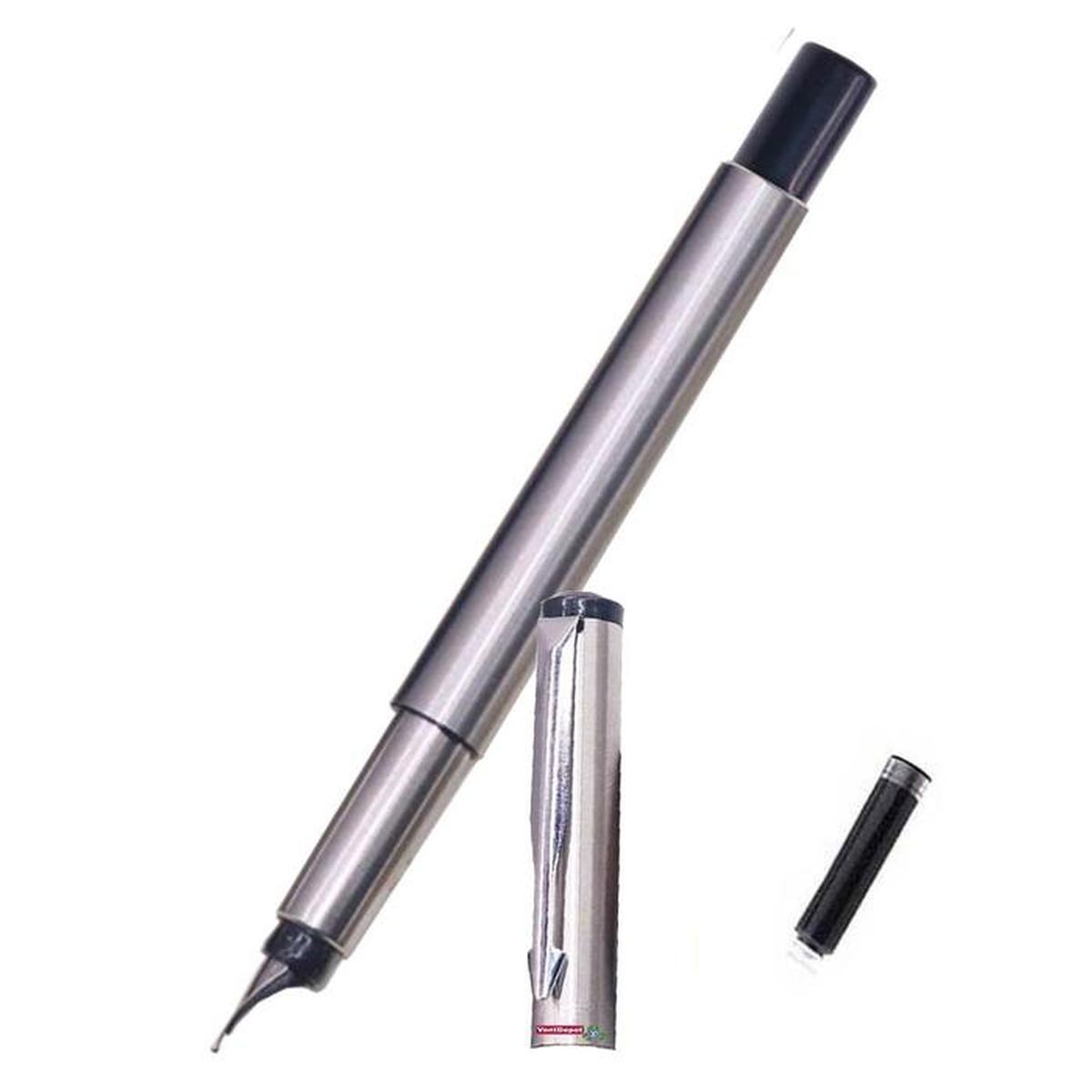 Foto 2 pulgar | Pluma Tipo Fuente Caligrafía High Monaco Mxswg-001 1 pieza color Azul con 1 Tinta Negra