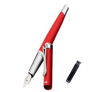 Foto 3 | Plumas Fuente High Monaco MXSUN-004 color Rojo 2 Piezas + 2 Tintas Moradas