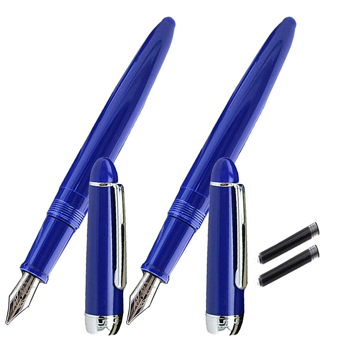 Foto 1 | Bolígrafos Fuente High Monaco MXBPL-002 color Azul 2 Piezas + 2 Tintas Negras