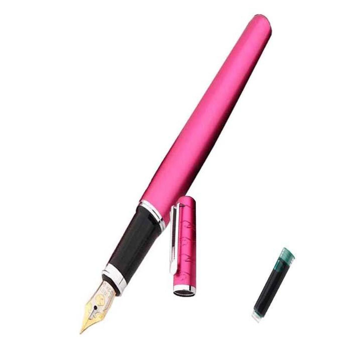 Pluma Fuente High Monaco MXGEY-009 color Rosa +  1 Tinta Verde