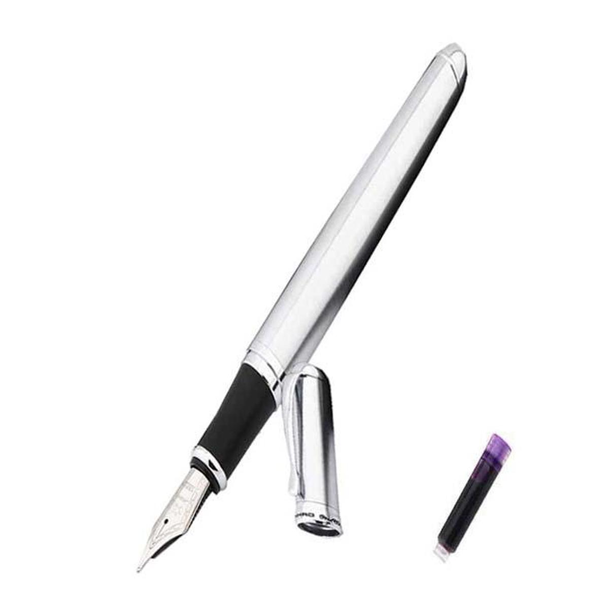 Bolígrafo tipo Fuente Resistentes High Monaco Mxsvh-003 1 Pieza color Plata 1 Tinta Morada