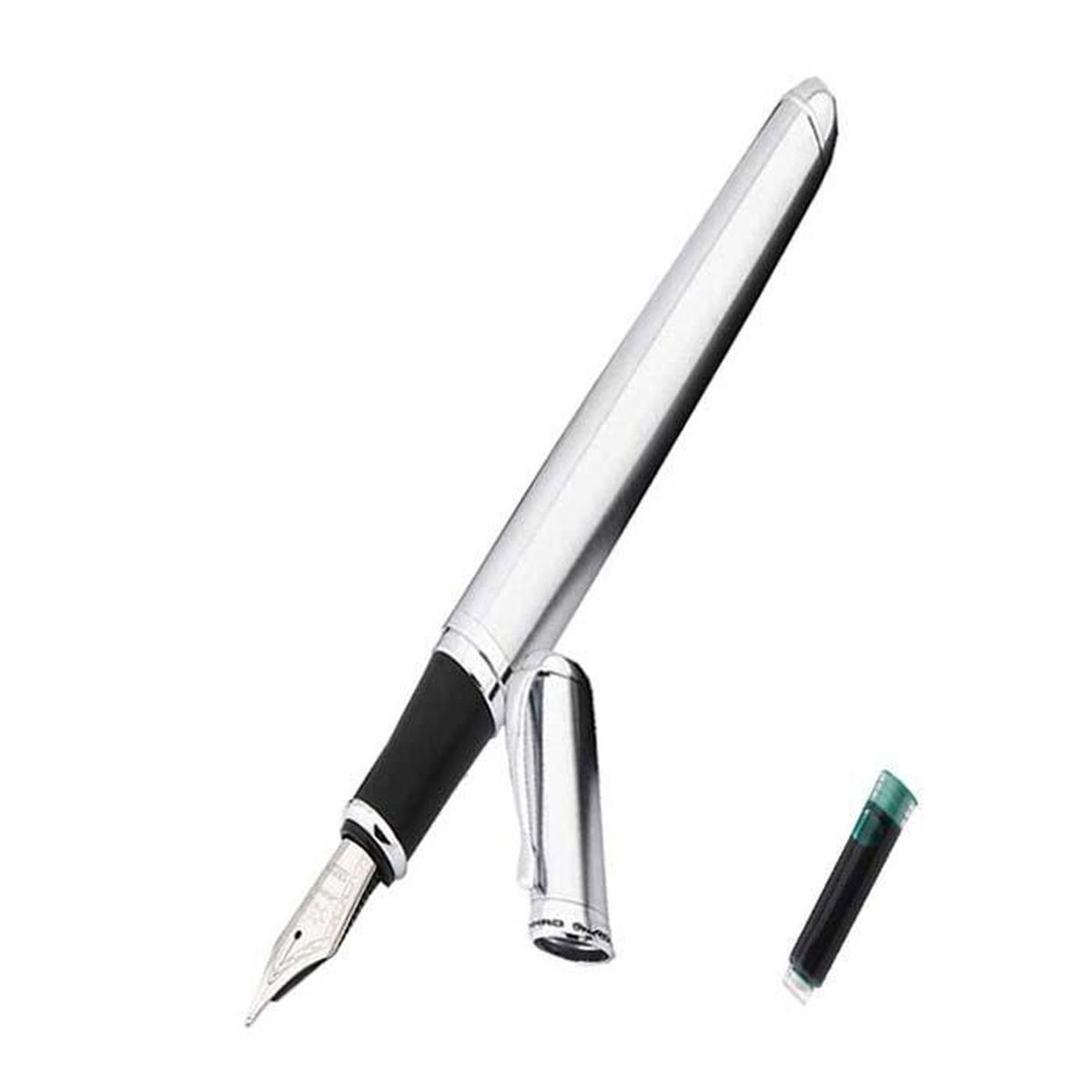 Bolígrafos tipo Fuente Recargable High Monaco Mxsvh-007 1 Pieza color Plata 1 Tinta Verde