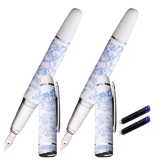 Foto 1 | Plumas tipo Fuentes Puntilla Fina High Monaco Mxlxp-006 2 Piezas color Azul 2 Tintas Azul