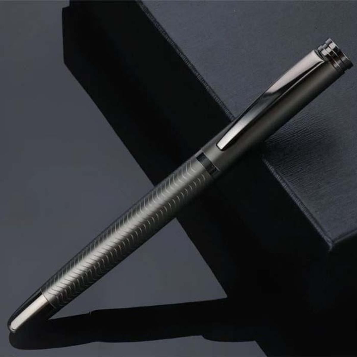 Foto 4 pulgar | Pluma Tipo Fuente Recargable  High Mónaco  Mxsyg-010  2 Piezas color Gris