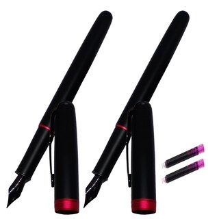 Foto 1 | Pluma Diseño Cursivo High Mónaco Mxlxy-012 2 Piezas color Rojo