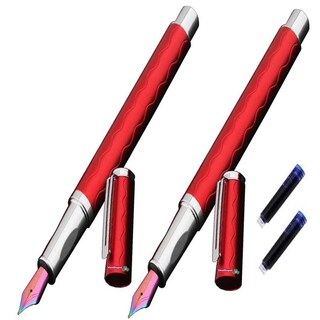 Foto 1 | Bolígrafo tipo Fuente Rellenable High Mónaco Mxdse-006 2 Piezas color Rojo