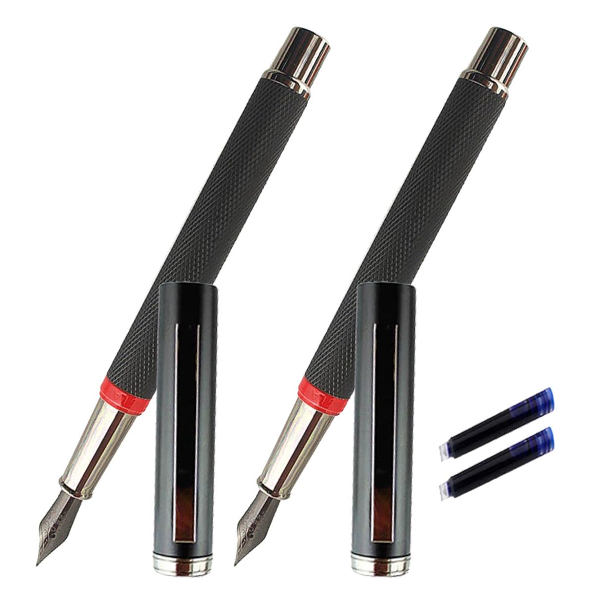 Foto 1 | Pluma Fuente Profesional High Monaco Mxpeb-006 2 piezas Tintas Color Azul