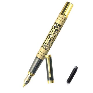 Foto 1 | Bolígrafo High Monaco Mxgmz-001 1pieza Color Dorado Tinta Negra