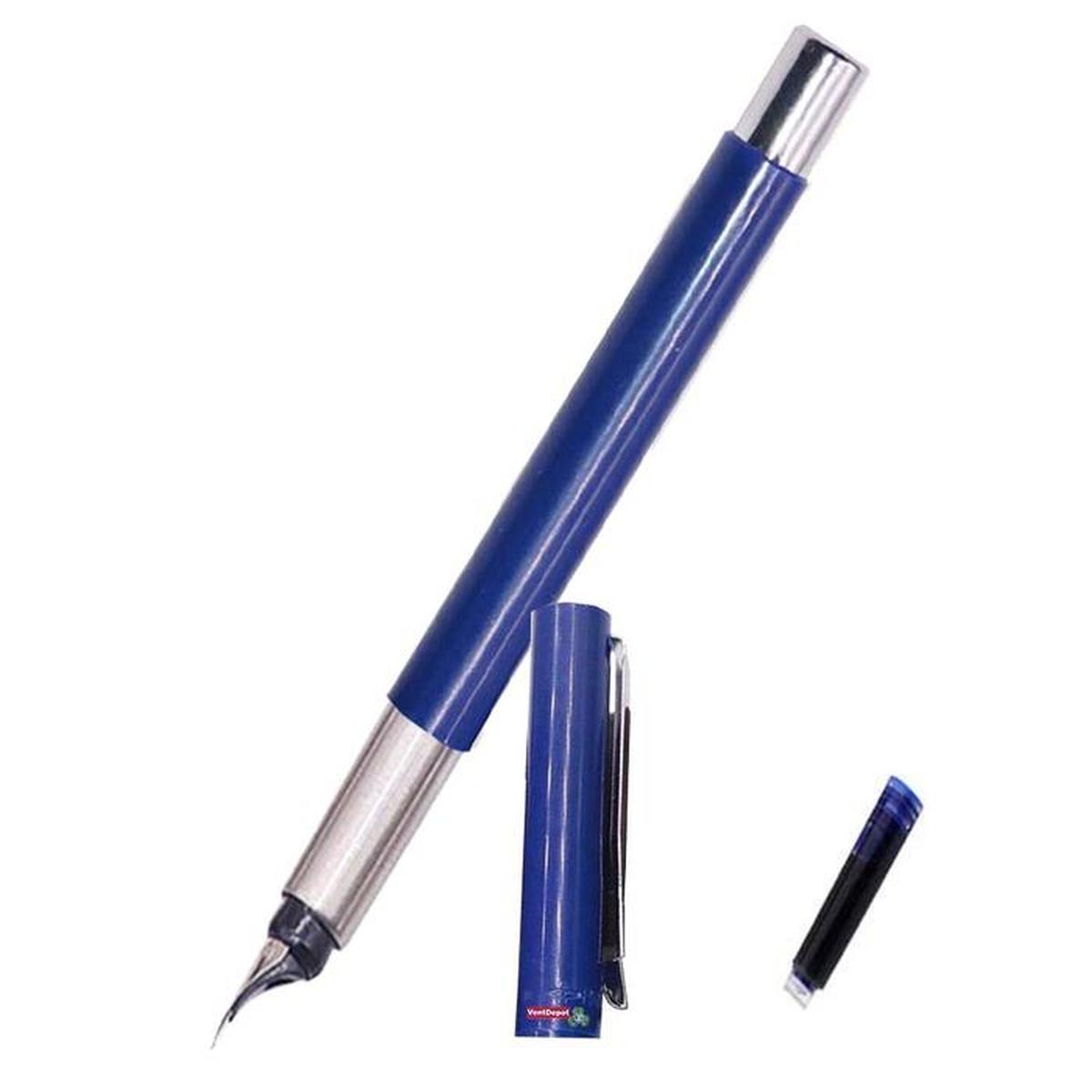 Foto 2 pulgar | Pluma Tipo Fuente High Monaco Mxsbw-005 color Azul 1 PZA Tinta Azul