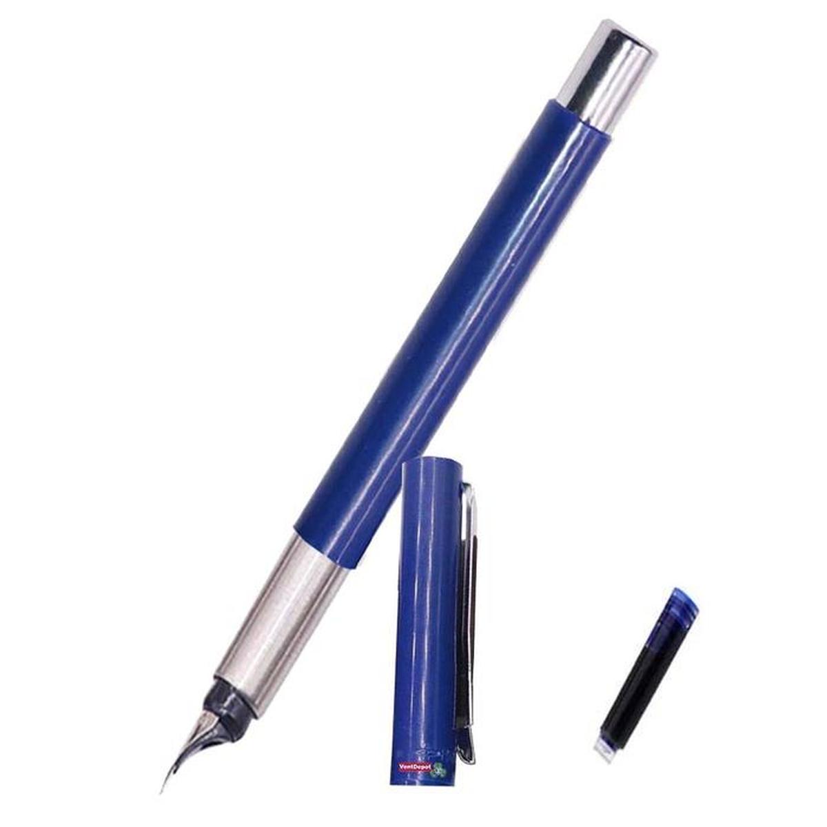 Pluma Tipo Fuente High Monaco Mxsbw-005 color Azul 1 PZA Tinta Azul