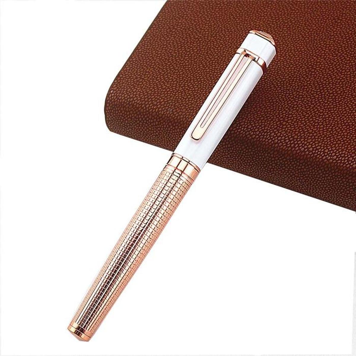 Foto 4 pulgar | Pluma Fuente Elegante High Monaco Mxlik-012 2 piezas color Rosa con  2 Tintas Roja