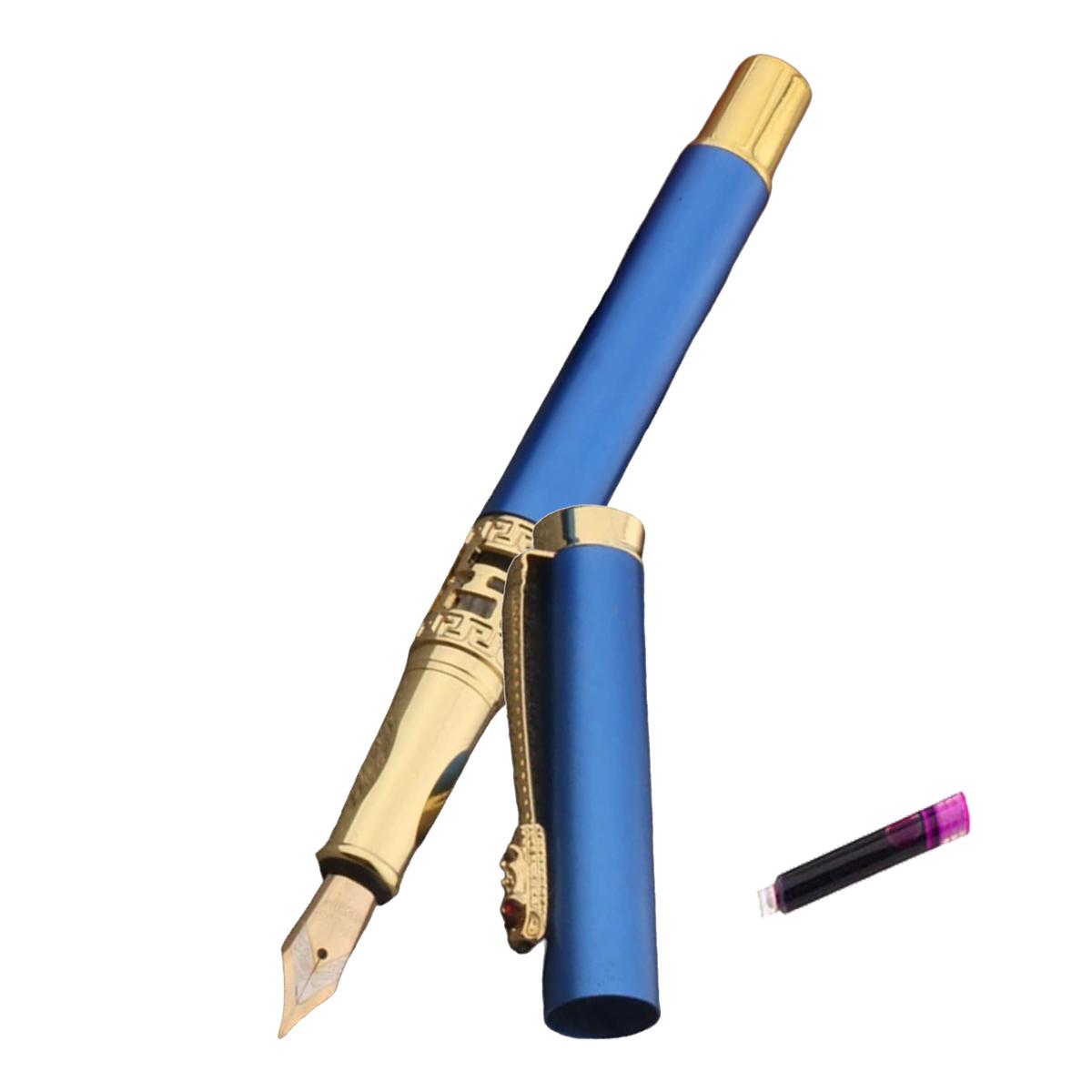 Pluma Tipo Fuentes Diseño Cursivo High Monaco Mxbgd-011 1 Pieza Azul