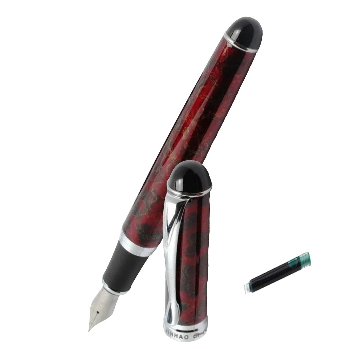 Pluma Tipo Fuentes Fina Y Elegante High Monaco Mxgmr-007 1 Pieza Rojo