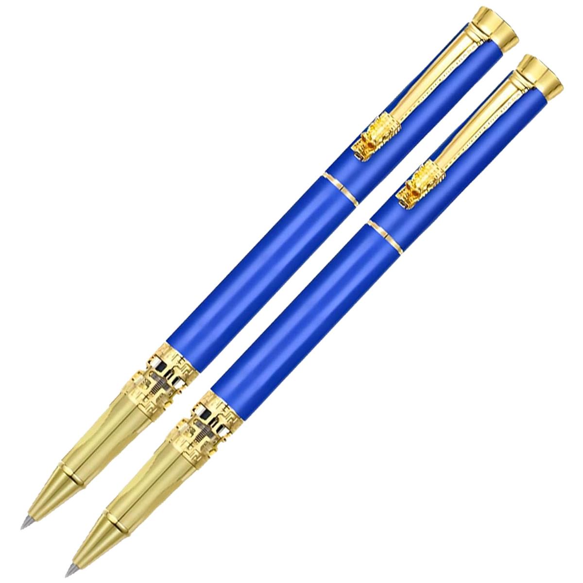 Boligrafo De Tinta High Monaco  Mxueg-002 2 Piezas Azul