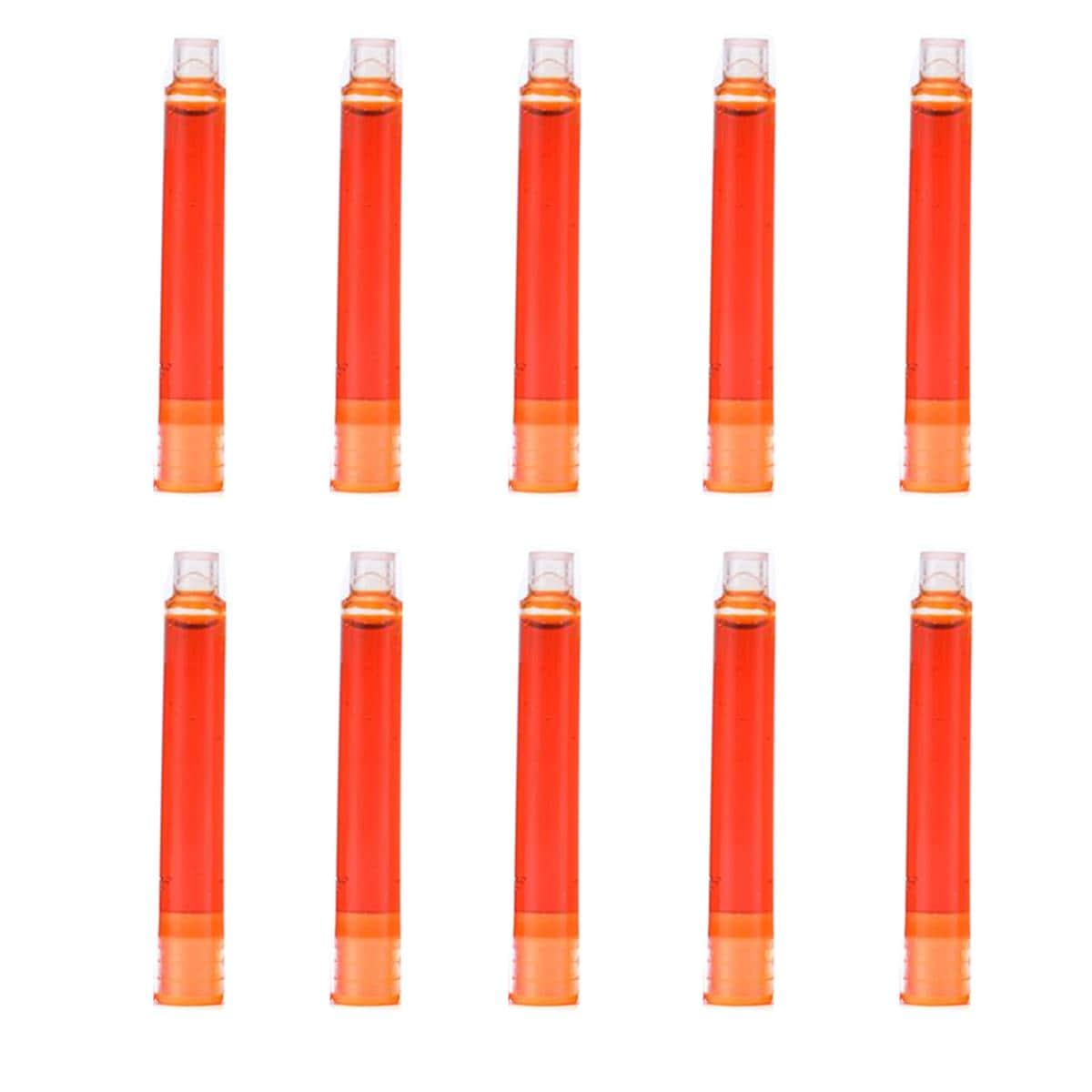 Cartuchos Desechables para Pluma de Fuente High Monacomxrtr-060 Naranjas 10 Piezas $1,200