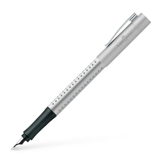 Foto 1 | Pluma Estilográfica Faber-castell Grip 2011 M 140900 Plateada - Venta Internacional