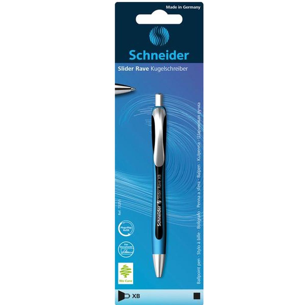 Foto 1 | Bolígrafo Azul Slider Rave Xb Schneider