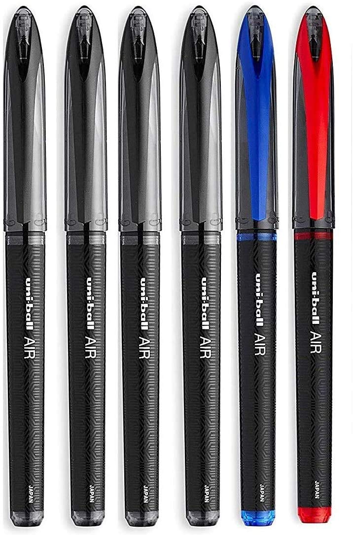 Foto 2 pulgar | Bolígrafo Uni-ball Air Micro 0,5 Mm Fino 6 Unidades- Venta Internacional