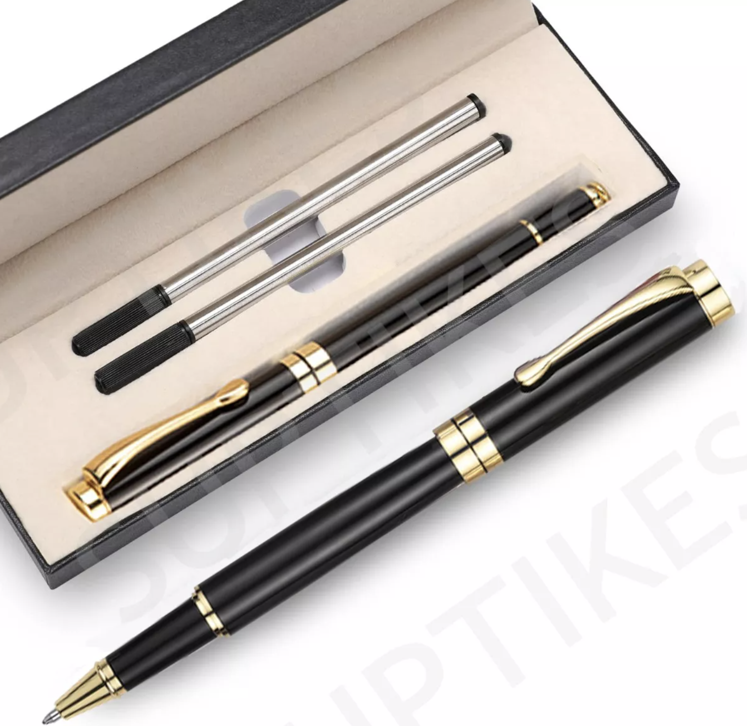 Foto 2 pulgar | Pluma Estilográfica Genérica Con Recarga Y Caja De Regalo De 15 Cm, Color Negro - Venta Internacional.