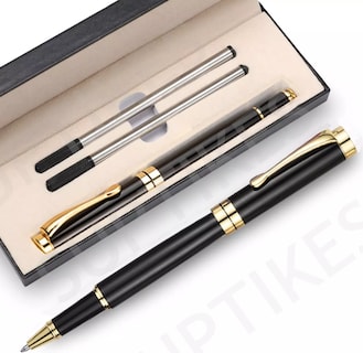 Foto 1 | Pluma Estilográfica Genérica Con Recarga Y Caja De Regalo De 15 Cm, Color Negro - Venta Internacional.
