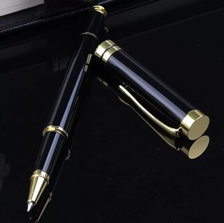 Foto 3 | Pluma Estilográfica Genérica Con Recarga Y Caja De Regalo De 15 Cm, Color Negro - Venta Internacional.