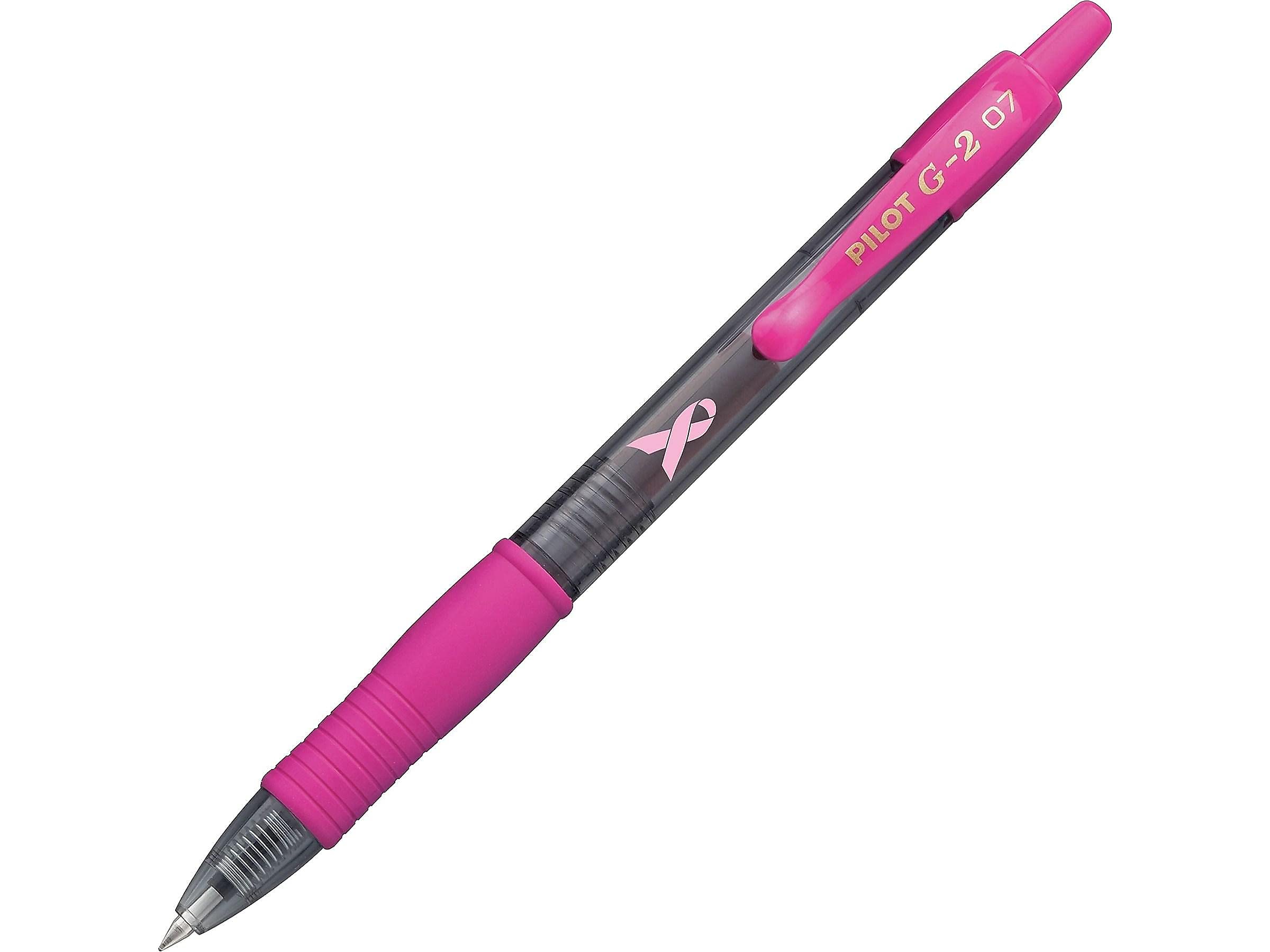 Foto 2 | Bolígrafos de Gel Pilot G2 con Cinta de Punta Fina 0,7 Mm Rosa 2 Piezas- Venta Internacional