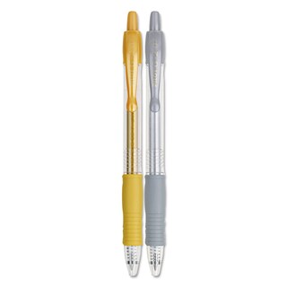Foto 2 | Bolígrafos de Gel Pilot G2 Metallics Punta Fina de 0,7 mm 2 Piezas - Venta Internacional