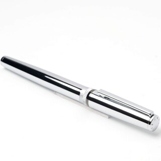 Foto 3 | Pluma Estilográfica Hugo Boss Gear Metal Chrome Con Tinta Azul - Venta Internacional.