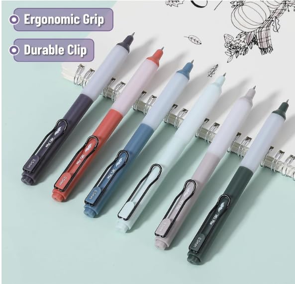 Foto 4 pulgar | Bolígrafos De Gel Mr. Pen Retráctiles De Punta Fina De 0,5 Mm, 18 Unidades, Color Negro  - Venta Internacional.