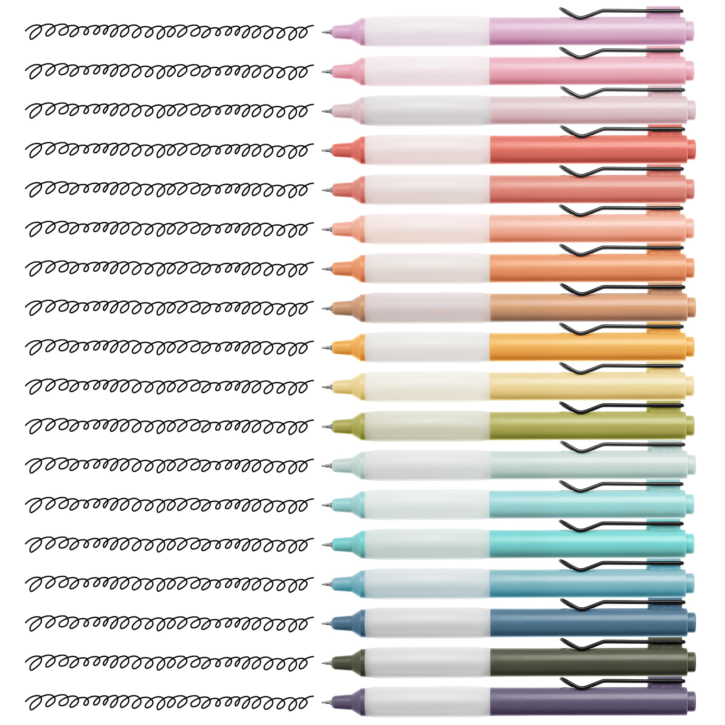 Foto 7 pulgar | Bolígrafos De Gel Mr. Pen Retráctiles De Punta Fina De 0,5 Mm, 18 Unidades, Color Negro  - Venta Internacional.