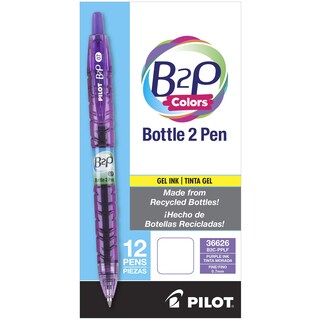 Foto 1 | Bolígrafo Gel Pen Pilot B2p Colors, Tinta Rellenable Retráctil Púrpura G2 - Venta Internacional.