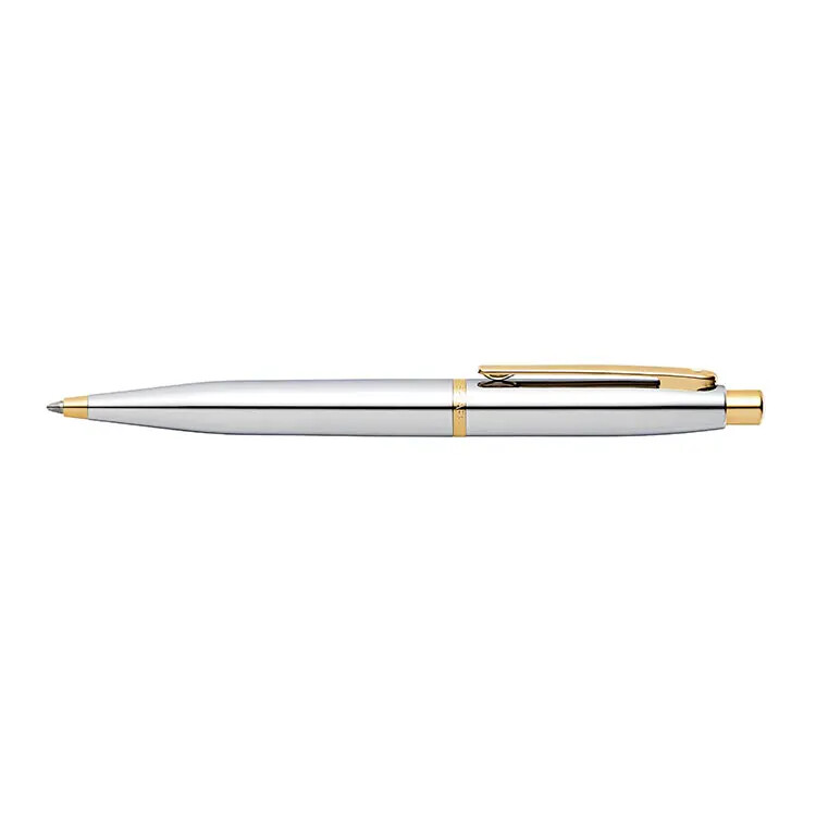 Foto 4 pulgar | Boligrafo Sheaffer Vfm E9422 Polished Chrome - Gold Plated Trims