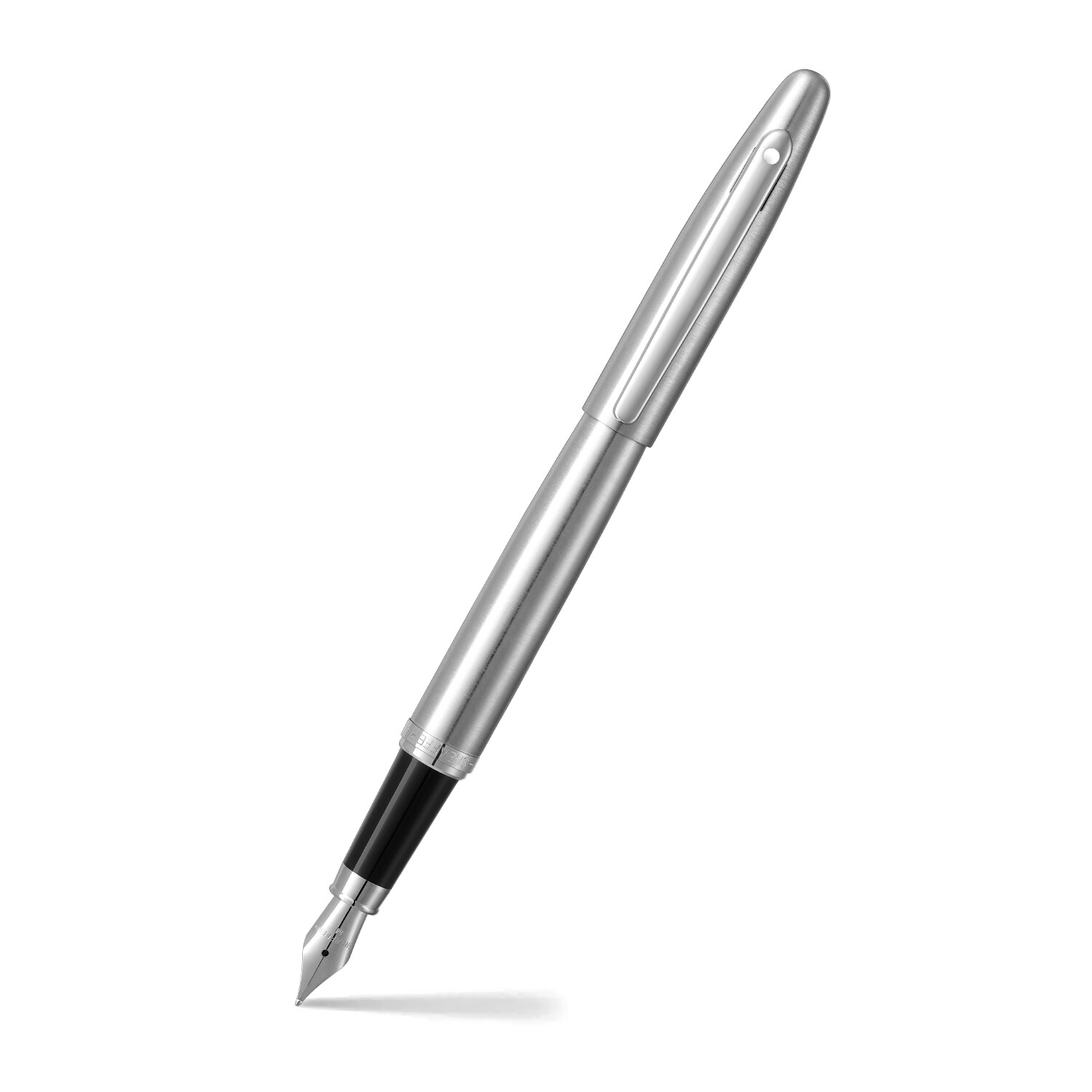 Pluma Fuente Sheaffer Vfm E9426 Brushed Chrome - Chrome Trims (m)