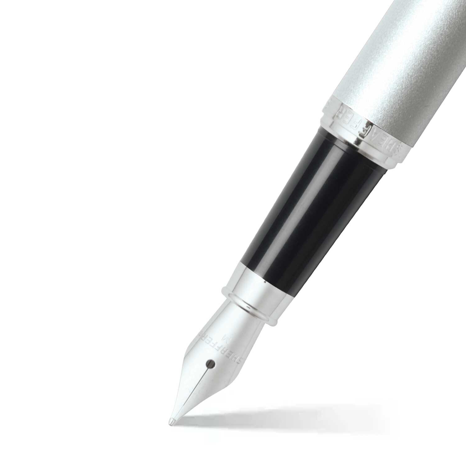 Foto 3 pulgar | Pluma Fuente Sheaffer Vfm E9400 Strobe Silver - Chrome Plated Trims (m)